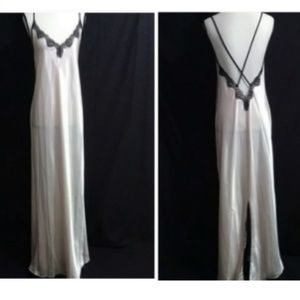 Petra fashions long  Light PINK and BLACK lace